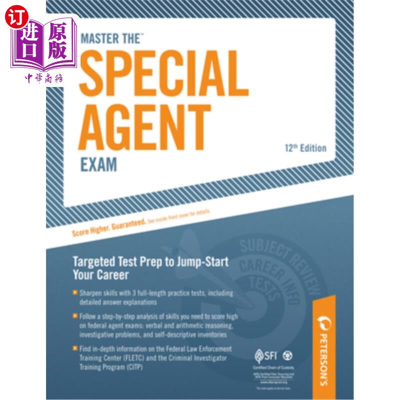海外直订Master the Special Agent Exam 掌握特工考试