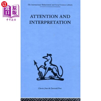 海外直订Attention and Interpretation 注意和解释