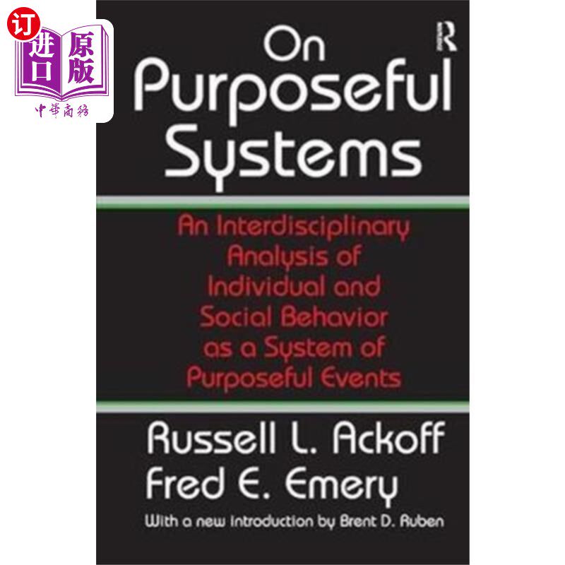 海外直订On Purposeful Systems 论目的性系统