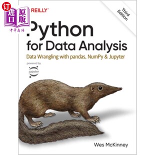 Numpy for with 海外直订Python and Python Analysis 用于数据分析 Data 与Pan Wrangling Jupyter Pandas