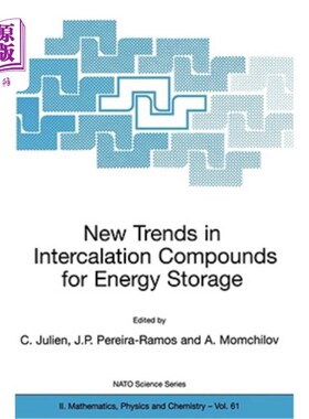 海外直订New Trends in Intercalation Compounds for Energy Storage 储能插层化合物的新趋势