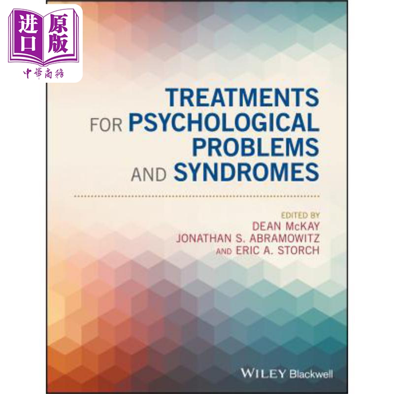现货 心理问题与综合征治疗（精装 Treatments For Psychological Problems And Syndromes 英文原版 Dean McKay 中� 书籍/杂志/报纸 原版其它 原图主图