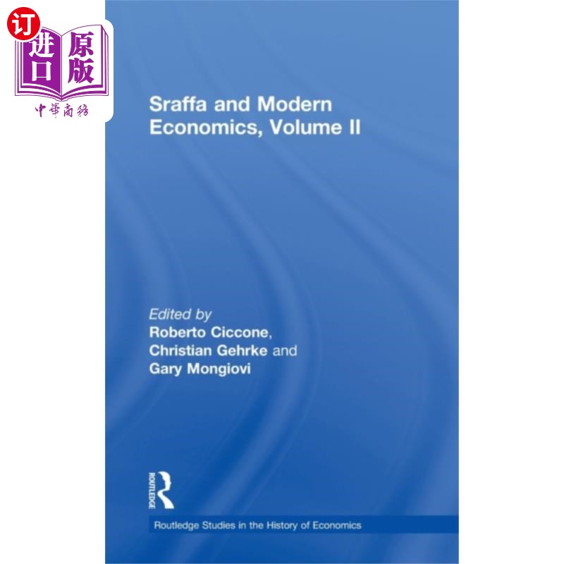 海外直订Sraffa and Modern Economics, Volume II 《斯拉法与现代经济学》第二卷