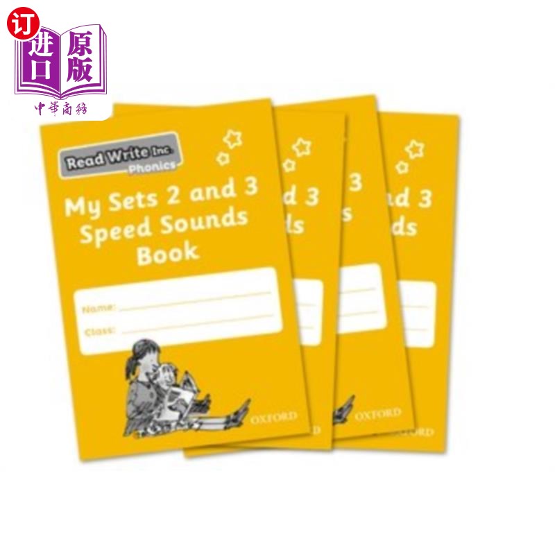 海外直订Read Write Inc. Phonics: My Sets 2 and 3 Speed S... Read Write公司自然拼读:我的第二套和第三套快速发音书(每