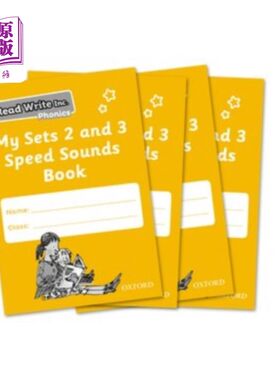 海外直订Read Write Inc. Phonics: My Sets 2 and 3 Speed S... Read Write公司自然拼读:我的第二套和第三套快速发音书(每
