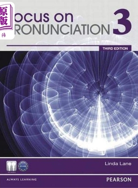 现货 培生 FOCUS ON PRONUNCIATION (3E) 3: SB+MP3 专注于发音 (3E) 3: 学生课本+MP3音频【中商原版】