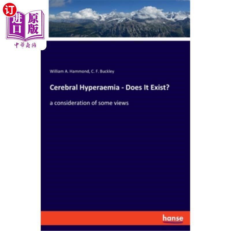 海外直订Cerebral Hyperaemia - Does It Exist? 脑充血——是否存在？