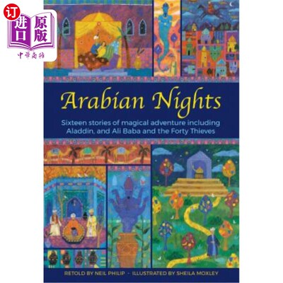 海外直订The Arabian Nights: Sixteen Stories from Sheherazade 《天方夜谭：谢赫拉扎德的十六个故事