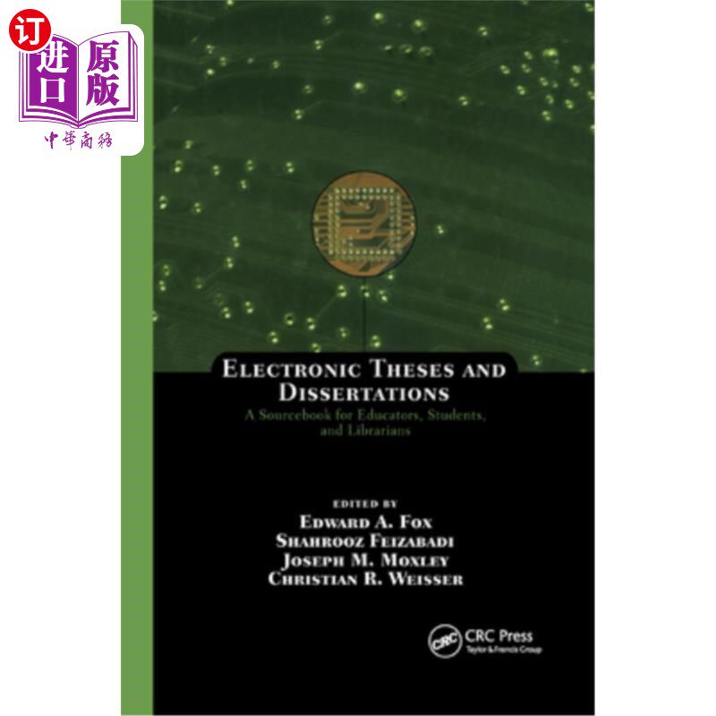 海外直订Electronic Theses and Dissertations: A Sourcebook for Educators: Students, and L 电子论文和学位论文:教育工