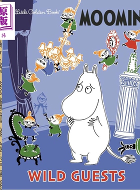 小金书 姆明的野外客人 Little Golden Book Wild Guests Moomin 英文原版 儿童绘本图画故事 进口童书 精装 3岁+【中商原版?