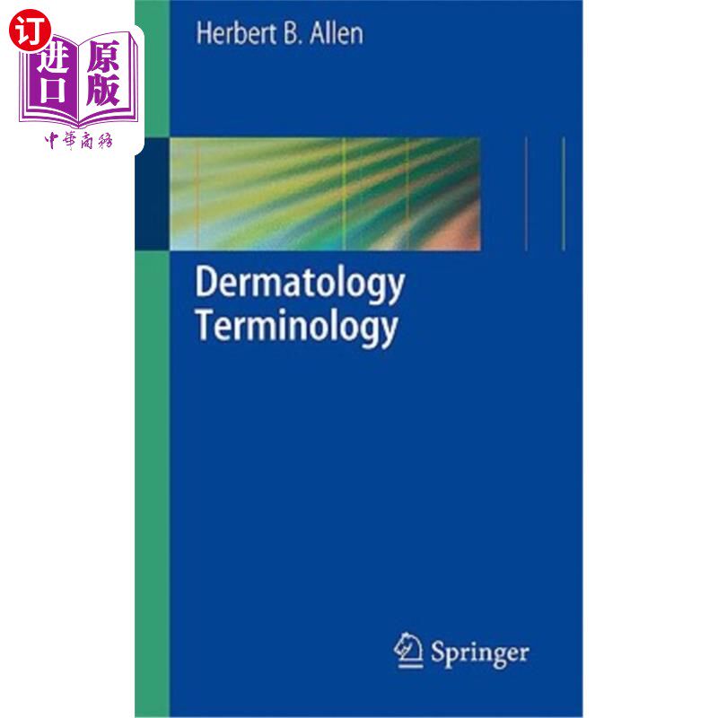 海外直订医药图书Dermatology Terminology 皮肤医学术语