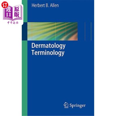 海外直订医药图书Dermatology Terminology 皮肤医学术语