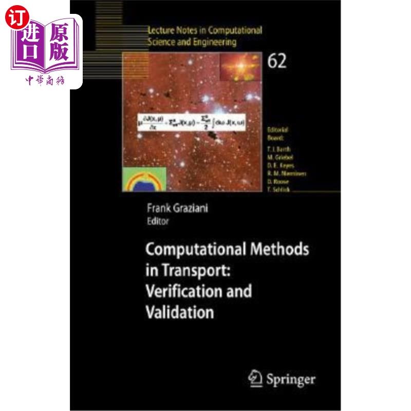 海外直订Computational Methods in Transport: Verification and Validation 运输计算方法：验证与验证