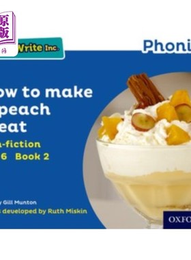 海外直订Read Write Inc. Phonics: Blue Set 6 Non-fiction ... Read Write公司自然拼读:蓝色套装6非虚构2如何做一个桃子的