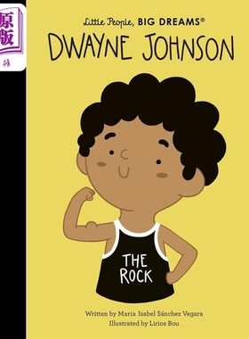 Little People, Big Dreams:Dwayne Johnson 小人物大理想：巨石强森（演员） 英文原版 进口儿童绘本 故事图画书【中商原版?