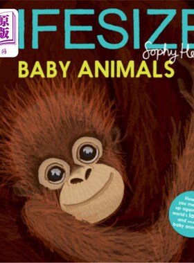 海外直订Lifesize Baby Animals 真人大小的动物宝宝