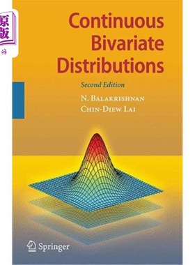 海外直订Continuous Bivariate Distributions 连续二元分布