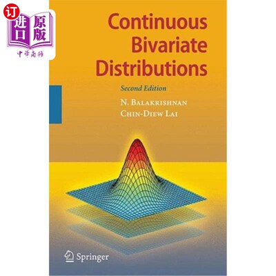 海外直订Continuous Bivariate Distributions 连续二元分布