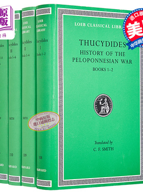 现货 History of the Peloponnesian War1-8 英文原版Thucydides【中商原版】