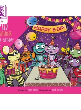 海外直订Spid the Spider Plans a Birthday Surprise 蜘蛛蜘蛛计划一个生日惊喜