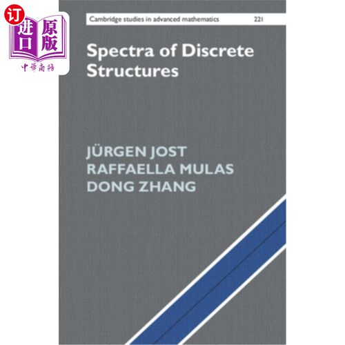 海外直订Spectra of Discrete Structures 离散结构谱