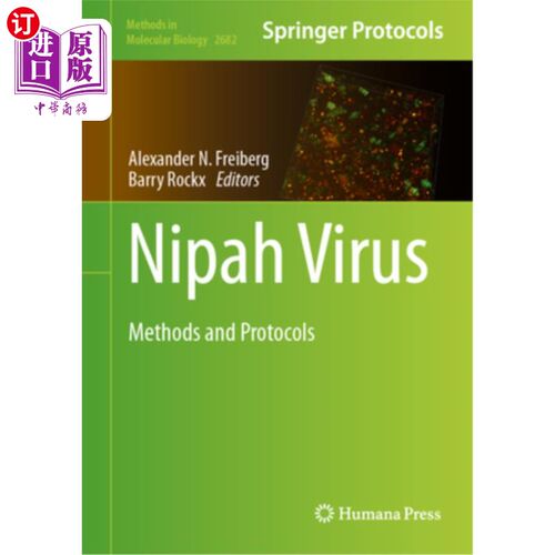 海外直订医药图书Nipah Virus: Methods and Protocols 尼帕病毒:方法和方案