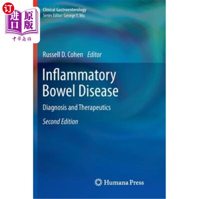 海外直订医药图书Inflammatory Bowel Disease: Diagnosis and Therapeutics 炎症性肠病：诊断和治疗