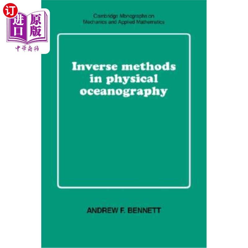 海外直订Inverse Methods in Physical Oceanography 物理海洋学中的反演方法