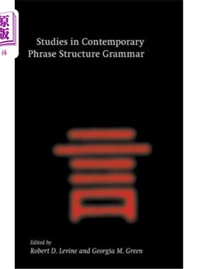 海外直订Studies in Contemporary Phrase Structure Grammar 当代短语结构语法研究