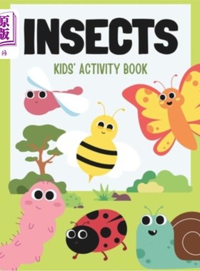 海外直订Insects: Kids' Activity Book: 