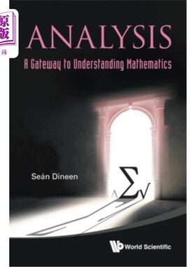 海外直订Analysis: A Gateway to Understanding Mathematics 分析：理解数学的门户