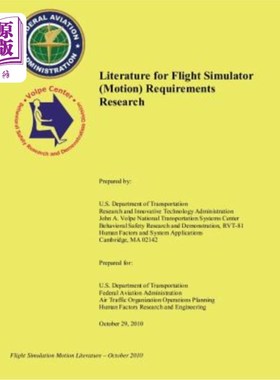 海外直订Literature for Flight Simulator (Motion) Requirements Research