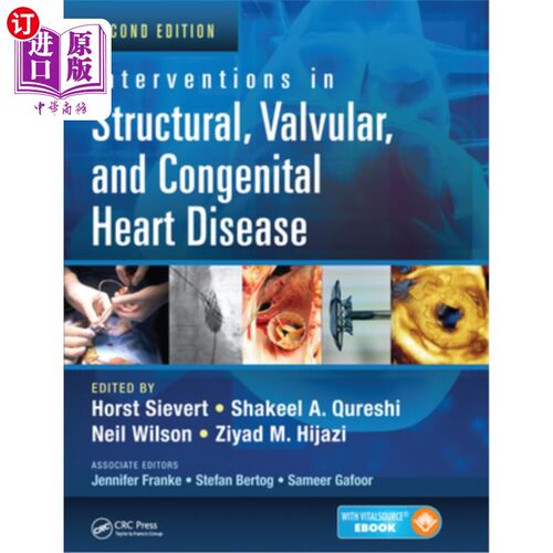 海外直订医药图书Interventions in Structural, Valvular and Congenital Heart Disease 结构性、瓣膜性和先天性心脏病的干
