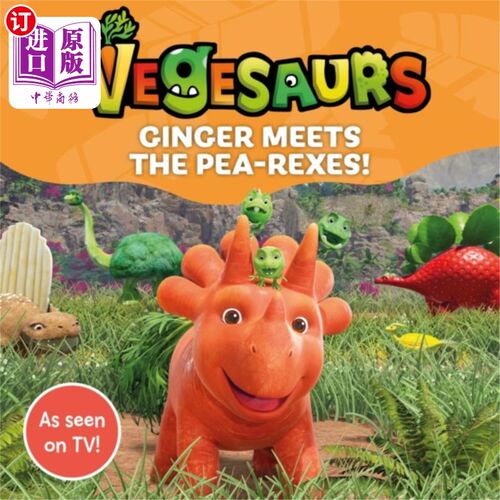 海外直订Vegesaurs: Ginger Meets the Pea-Rexes! 素食者:生姜遇见豌豆雷克斯!