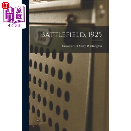 海外直订Battlefield, 1925 战场,1925