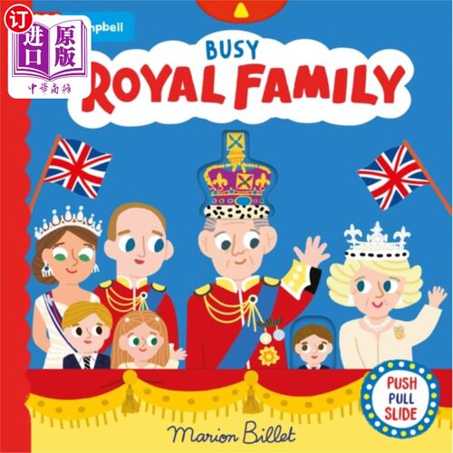 海外直订Busy Royal Family 忙碌的英国王室