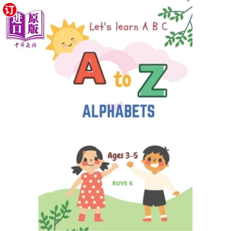 海外直订A to Z Alphabets A到Z字母表