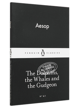 现货 LBS 61 The Dolphins, the Whale 英文原版 小黑书 61 海豚 鲸鱼和格杰恩 伊索寓言 Aesop【中商原版】