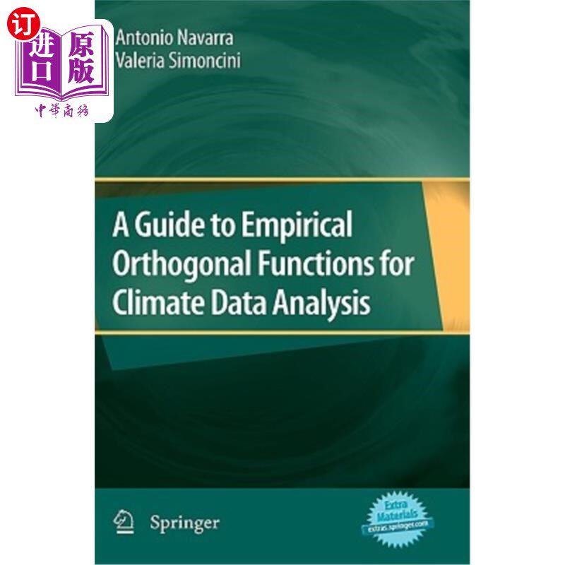 海外直订A Guide to Empirical Orthogonal Functions for Climate Data Analysis 气候数据分析的经验正交函数指南