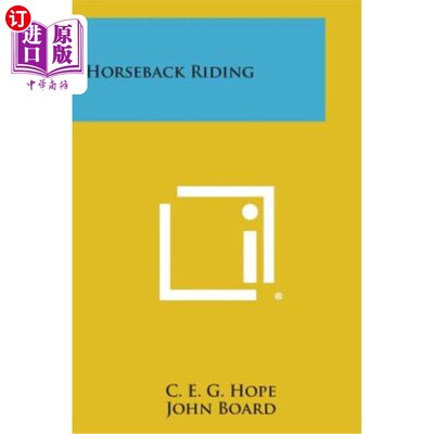 海外直订Horseback Riding 骑马