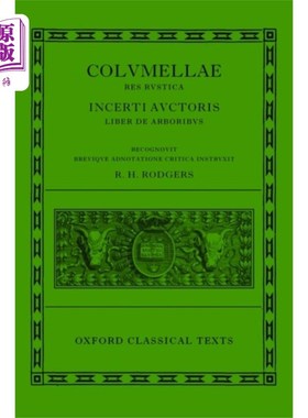 海外直订L. Iuni Moderati Columellae Res Rustica L. Iuni Moderati Columellae Res Rustica