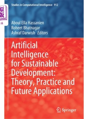 海外直订Artificial Intelligence for Sustainable Developm... 可持续发展的人工智能:理论、实践与未来应用