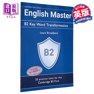 英语大师关键词转换剑桥FCE考试B2等级模拟测试 Transformation Cambridge Word Master Key 中商原版 预售 First English