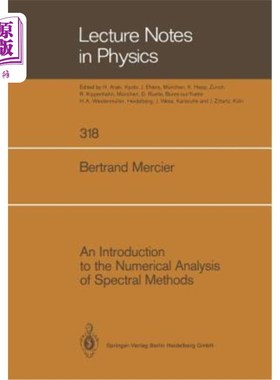海外直订An Introduction to the Numerical Analysis of Spectral Methods 谱方法数值分析简介