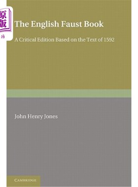 海外直订The English Faust Book: A Critical Edition Based on the Text of 1592 英国浮士德之书：基于1592年文本的评论版