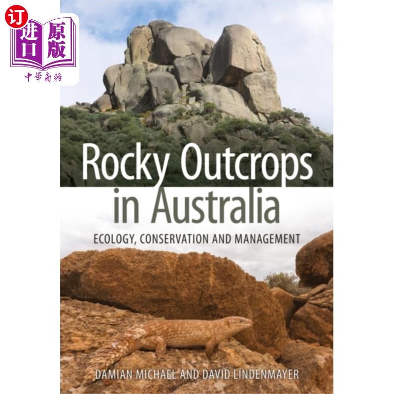 海外直订Rocky Outcrops in Australia 澳大利亚的岩石露头