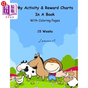 Pages Activity With Book 我 书 Reward 活动和奖励图表在一本有彩色页面 海外直订My Coloring Weeks Charts