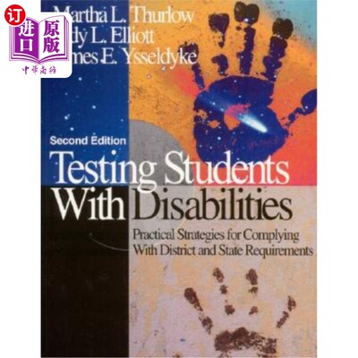 海外直订Testing Students with Disabilities: Practical Strategies for Complying with Dist 测试残疾学生：遵守地区和州要求