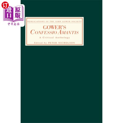 海外直订Gower's Confessio Amantis 高尔的情人告白