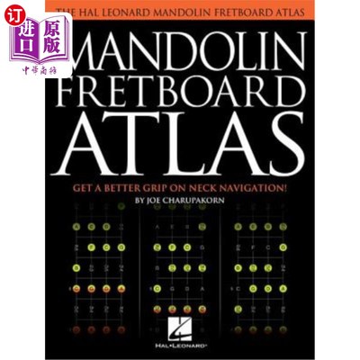 海外直订Mandolin Fretboard Atlas: Get a Better Grip on Neck Navigation 曼陀林指板图集:更好地掌握颈部导航